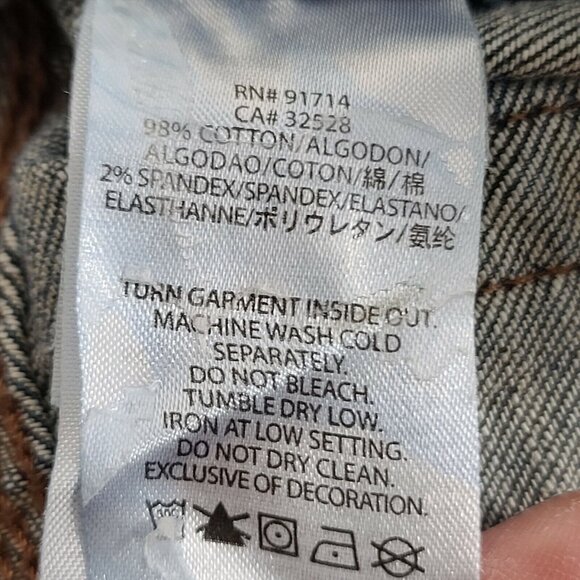 Armani Exchange AX Jeans Women Size 4 Long Medium Wash Blue Denim Bootcut Casual - Picture 5 of 12